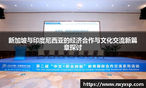 新加坡与印度尼西亚的经济合作与文化交流新篇章探讨